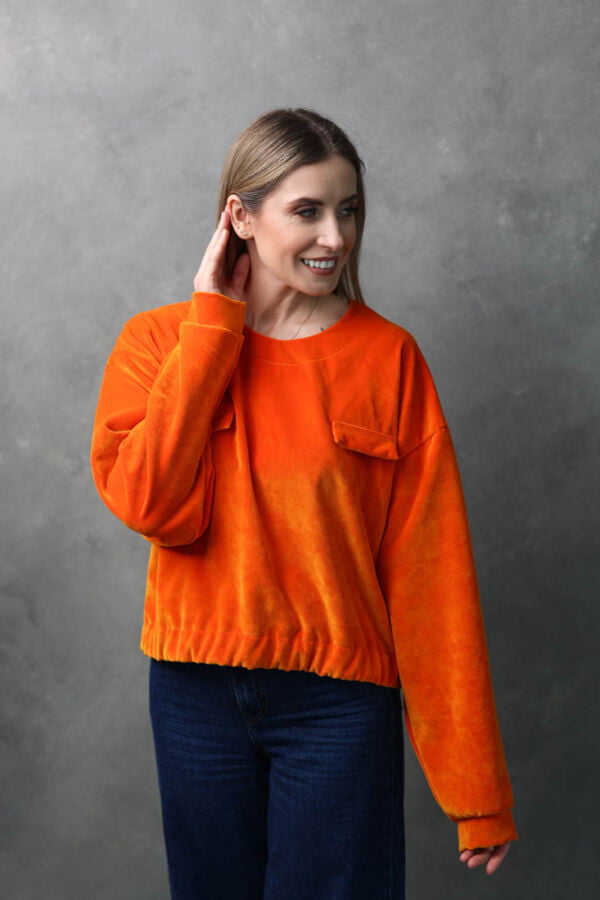 Velvet-cotton-blazer-orange-1