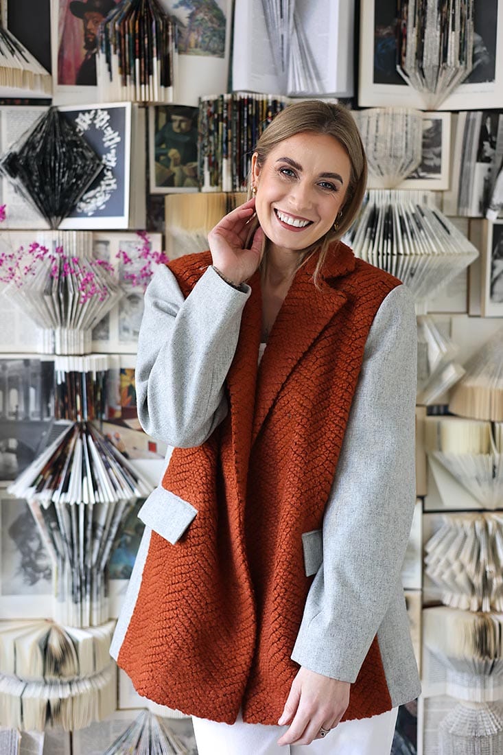 Tiesaus silueto švarkas "Eirene" - Image 4